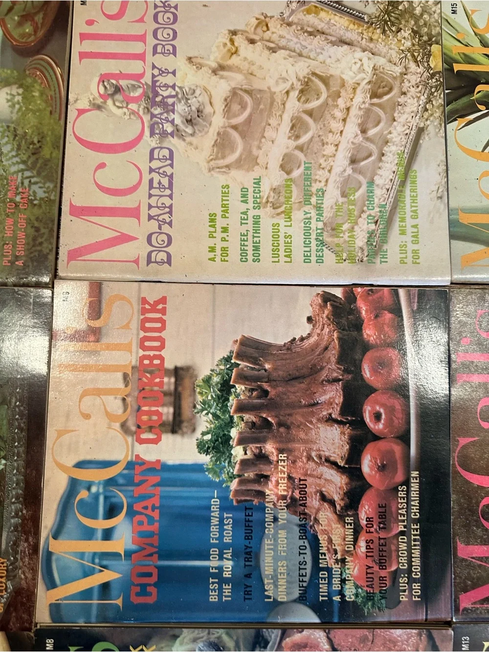 Vintage Complete set Mc’Calls Cookbooks